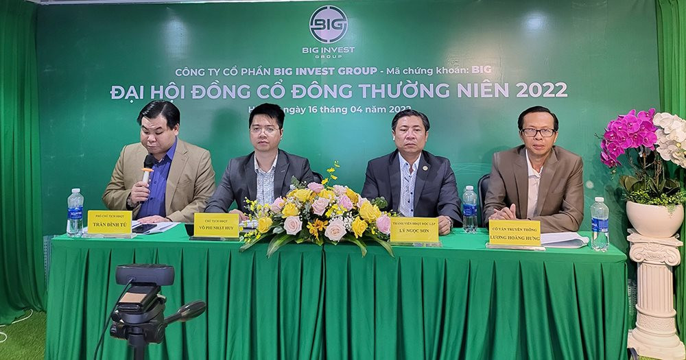 Ông Trần Đình Tú được bổ nhiệm làm Chủ tịch HĐQT Big Invest Group