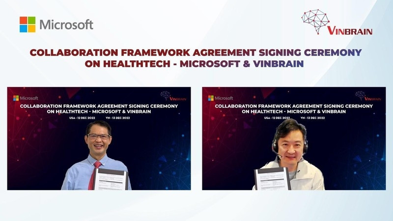 VinBrain hợp tác triển khai công nghệ trí tuệ nhân tạo cùng “ông lớn” Microsoft
