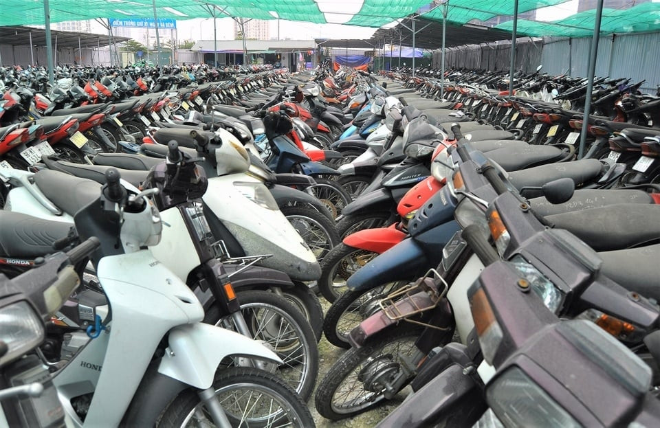 Huyện Hóc Môn: Sắp đấu giá lô xe máy 954 chiếc, giá khởi điểm 500.000 đồng/xe