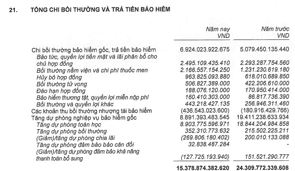 Manulife Việt Nam nhìn từ trích lập dự phòng 840 tỷ đồng cho khoản đầu tư vào cổ phiếu