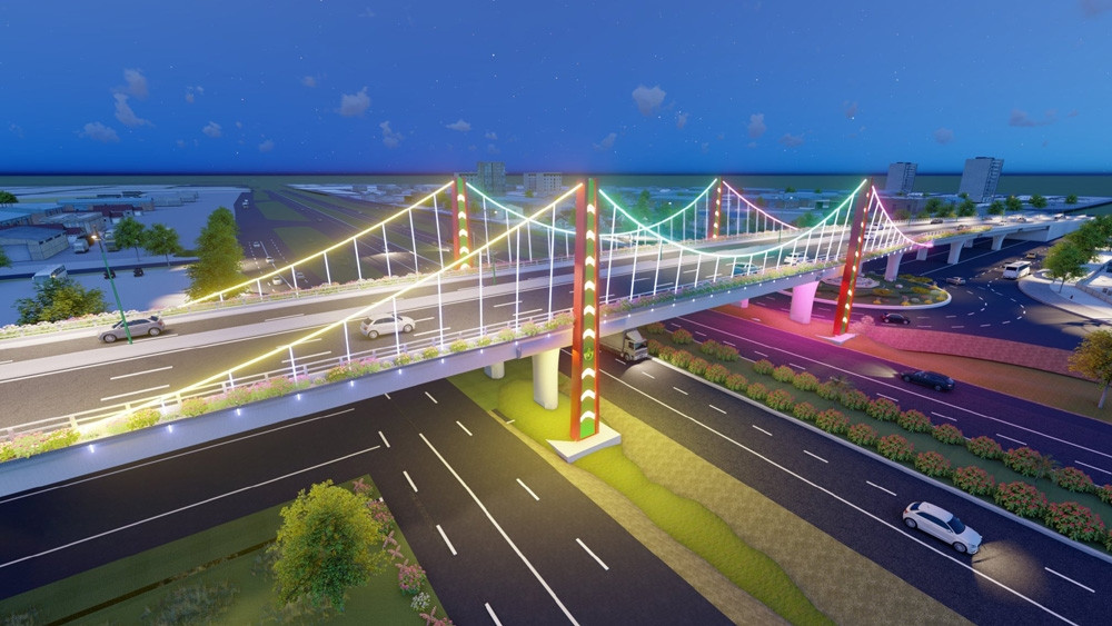 Bắc Giang chi gần 420 tỷ đồng để xây gấp cầu vượt, nối KĐT Tây Nam sang trung tâm Logistics quốc tế