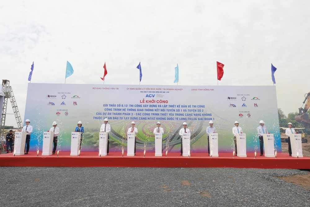 Tập đoàn Đèo Cả chính thức khởi công gói thầu 6.12 dự án Long Thành