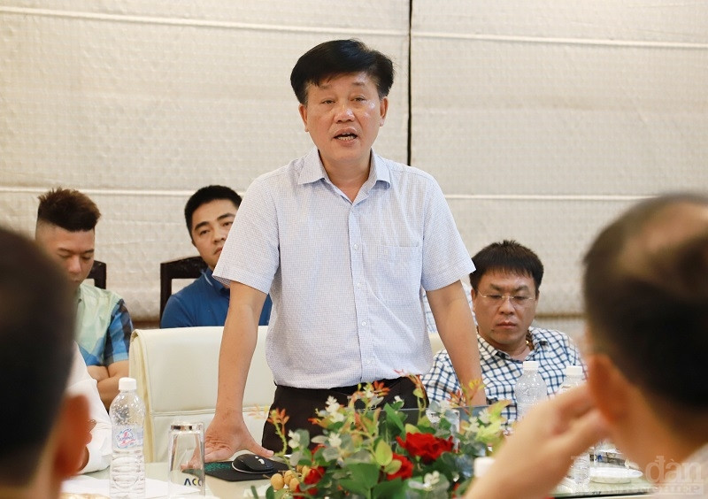 ông Trần Đức Nghĩa - Chủ tịch Hiệp hội Logistics Hà Nội chia sẻ tại Tọa đàm