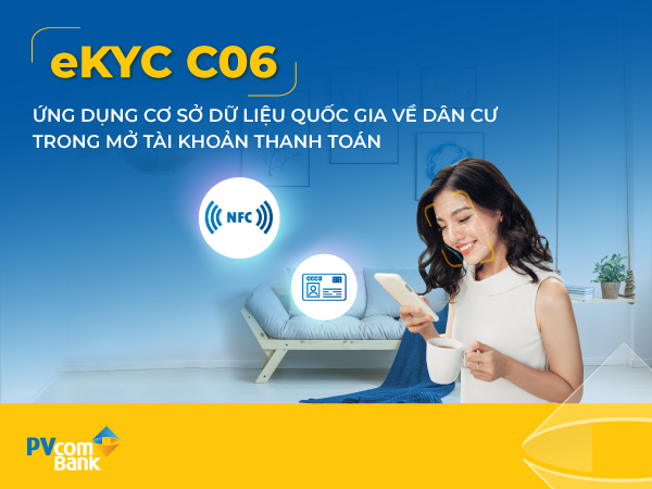 PVcomBank là ngân hàng đầu tiên ứng dụng thành công CCCD gắn chip vào mở tài khoản bằng eKYC