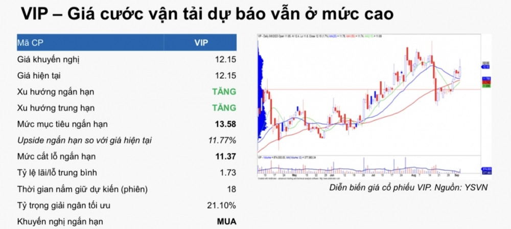 Cổ phiếu đáng chú ý ngày 12/9: VIP, VRE, PET