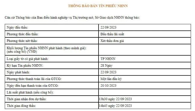 Hút thêm 10.000 tỷ qua tín phiếu, đây có phải nguyên nhân VN-Index đỏ lừa?