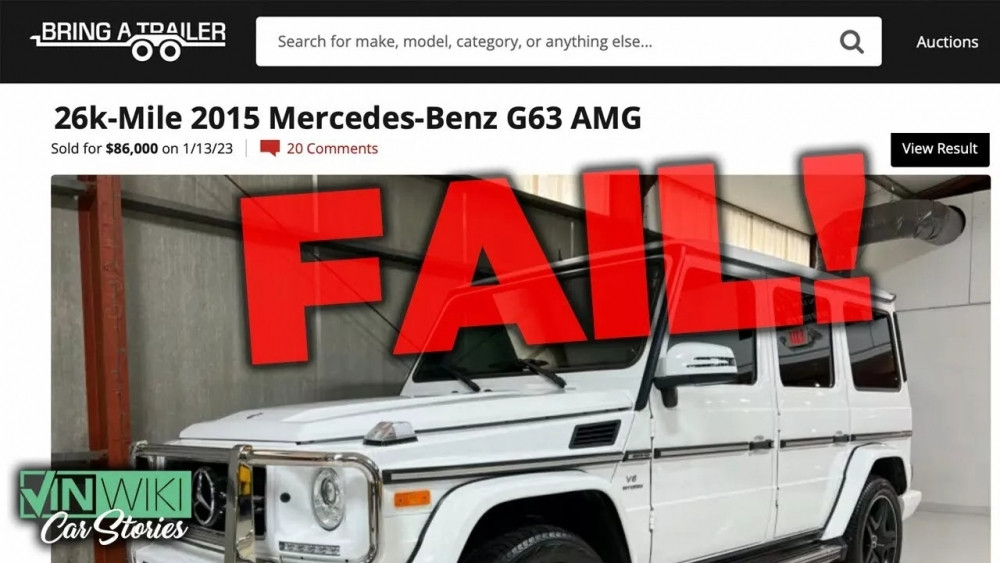 Một cuộc đấu giá xe kỳ lạ, chủ xe Mercedes-AMG G63 chiến thắng nhưng 