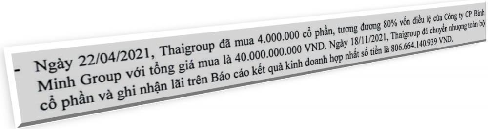 Tân Hoàng Minh chi 1.050 tỷ đồng mua cổ phần Bình Minh Group - tiền đi đâu?