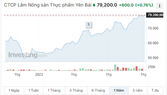 Doanh nghiệp trên sàn: Giá sắn tăng cao, đặt kế hoạch đi lùi 34%, cổ phiếu vẫn lập đỉnh