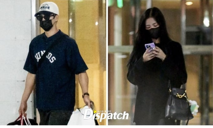 Dispatch đưa hình ảnh Jisoo và Ahn Bo Hyun đang hẹn hò. Ảnh: Internet
