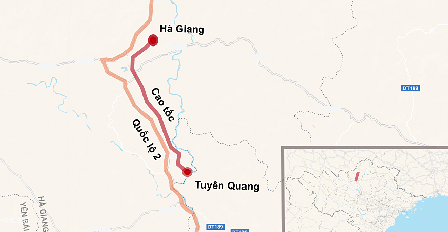 Khởi công cao tốc Hà Giang - Tuyên Quang - VnExpress