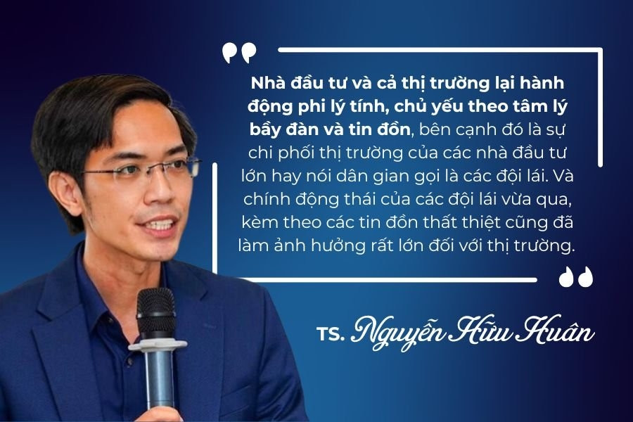 TS Nguyễn Hữu Huân: “Chứng khoán giảm điểm liên tục như cú lừa với nhà đầu tư nhỏ lẻ”