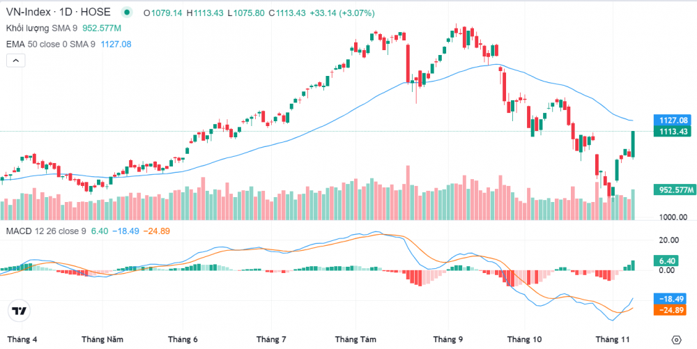 Chuyên gia chỉ 4 nguyên nhân giúp VN-Index ngược dòng chứng khoán châu Á phiên 8/11