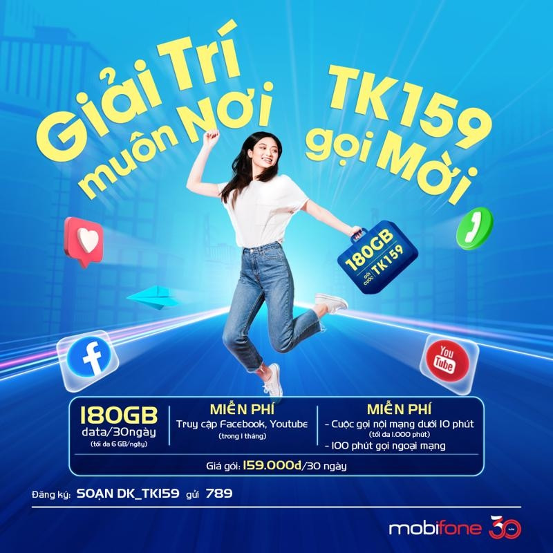 Đặc quyền giải trí vô hạn với các gói cước mới từ MobiFone