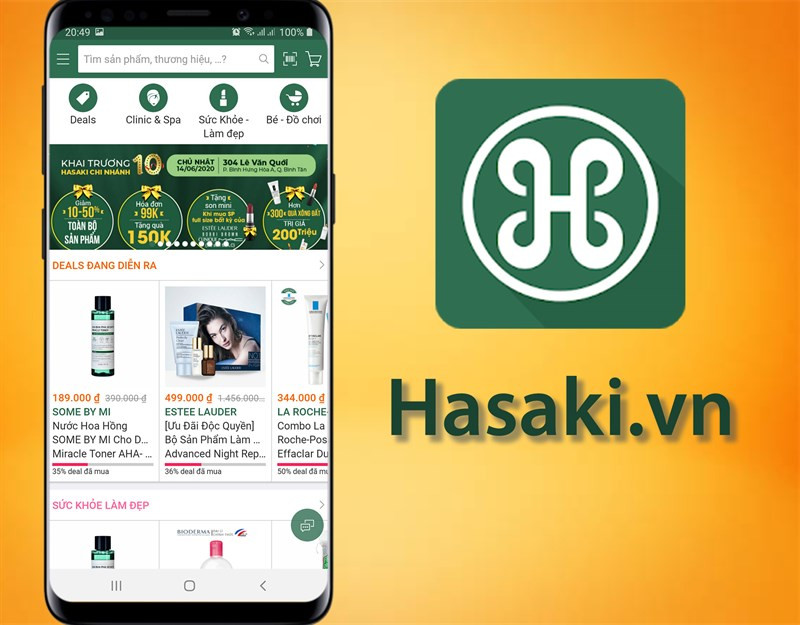Ứng dụng Hasaki.vn - Đặt mua mỹ phẩm chính hãng tại Hasaki | Link tải free, cách sử dụng