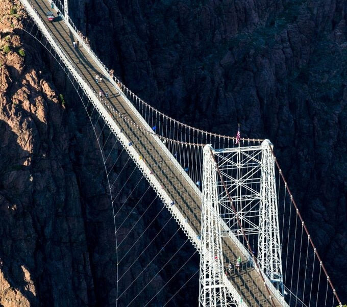 Cầu Royal Gorge đã được công nhận là Di tích lịch sử của Mỹ.