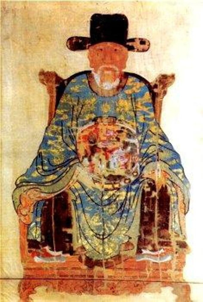 Chân dung Nguyễn Trãi, ảnh thờ tại Nhị Khê. Nguồn: Bảo tàng Lịch sử Quốc gia.