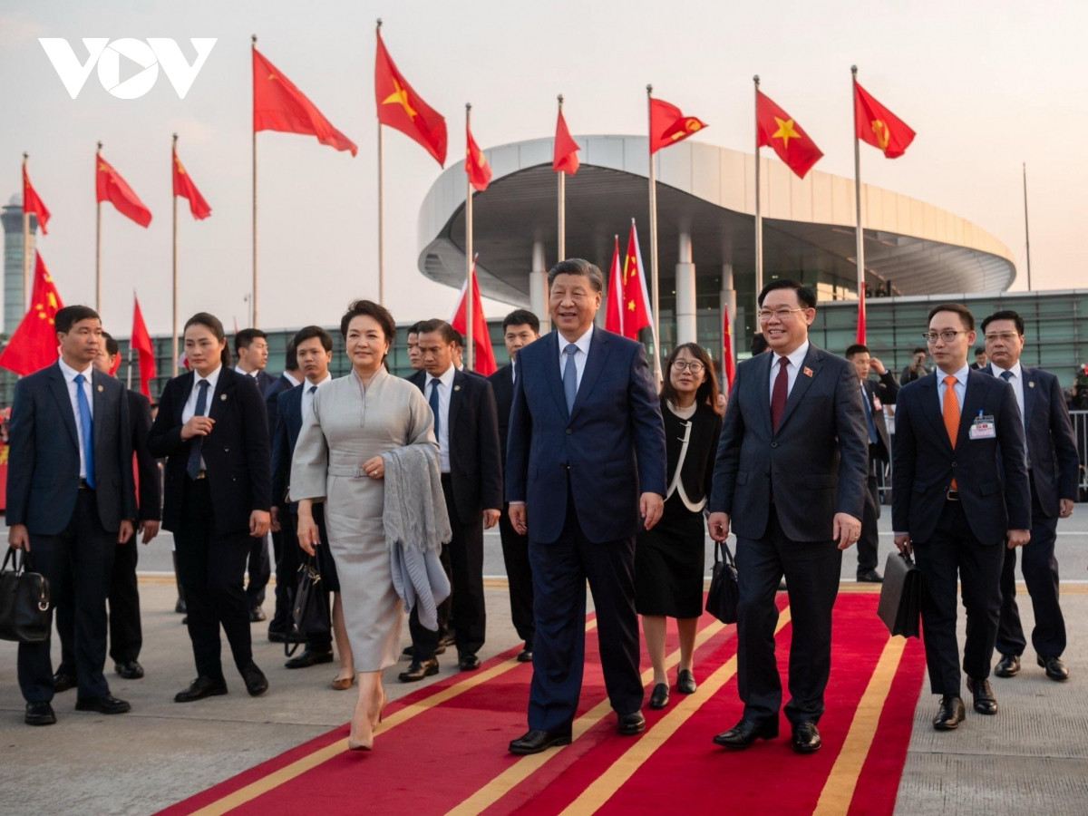 Tổng Bí thư, Chủ tịch nước Trung Quốc Tập Cận Bình kết thúc tốt đẹp chuyến thăm cấp Nhà nước tới Việt Nam- Ảnh 1.