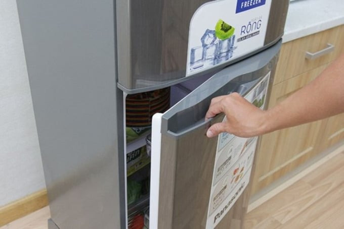 Tủ lạnh càng lớn, lượng điện tiêu thụ càng cao.