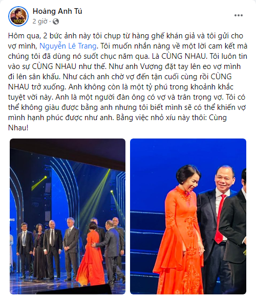 Vợ chồng tỷ phú Phạm Nhật Vượng tại VinFuture 2023: Luôn sát cánh cùng nhau, người giàu nhất Việt Nam cực tinh tế, chu đáo với vợ!