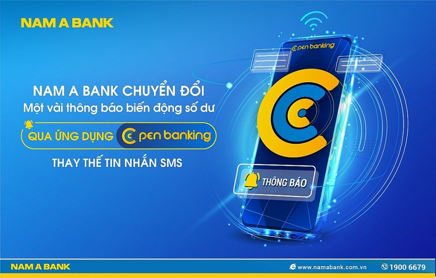Phí SMS Banking của ngân hàng Nam A Bank