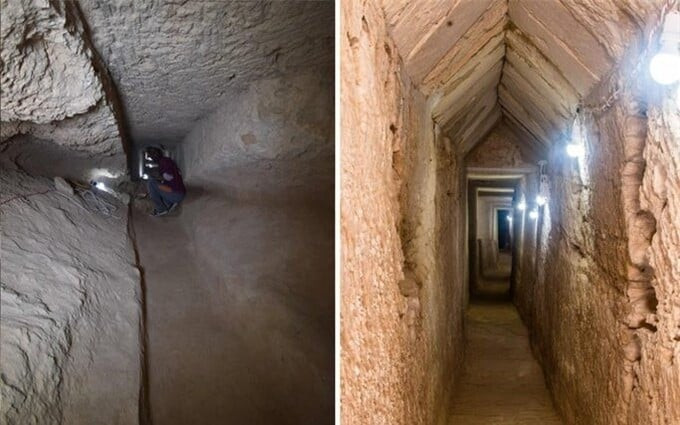 Bên trong đường hầm có niên đại 2.300 năm