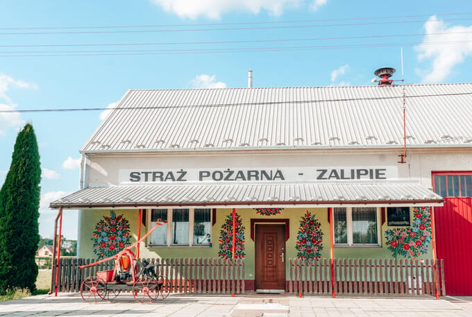 Trạm cứu hỏa của làng Zalipie