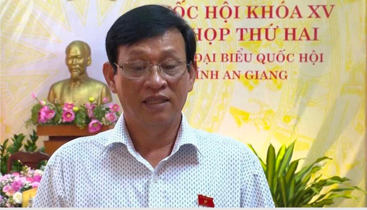Phó Viện trưởng VKSND tỉnh An Giang Nguyễn Văn Thạnh bị cho thôi làm Đại biểu Quốc hội