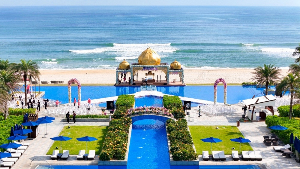 Sheraton Grand Danang Resort & Convention Center tiếp tục là điểm đến lý tưởng cho các đám cưới đặc biệt ấn tượng của các tỷ phú Ấn Độ
