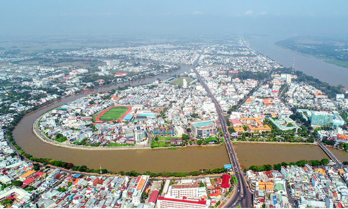 Thị xã có cửa khẩu đường sông duy nhất trên biên giới Việt Nam và Campuchia sắp lên thành phố
