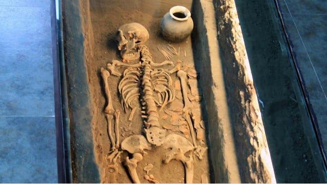 Hình ảnh ngôi mộ cổ được tìm thấy ở khu Nội Mông, Trung Quốc