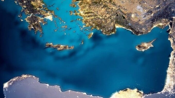 Vết nứt nằm ở phía đông Biển Địa Trung Hải