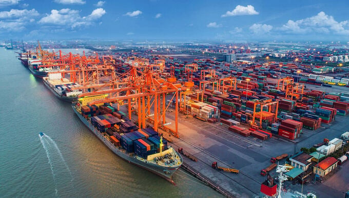 Cảng quốc tế Cái Mép – Thị Vải là một trong hai cảng đặc biệt của Việt Nam hiện nay (cùng với cảng quốc tế Hải Phòng). Ảnh: Cục Hàng hải Việt Nam
