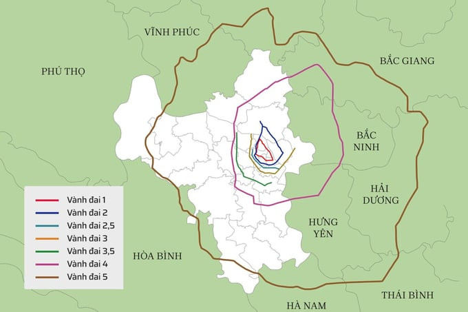 Vành đai 2 là tuyến giao thông đường bộ nội đô khép kín của thủ đô Hà Nội, chạy qua địa bàn 8 quận, huyện: Long Biên, Thanh Xuân, Hai Bà Trưng, Đống Đa, Ba Đình, Tây Hồ, Cầu Giấy, Đông Anh