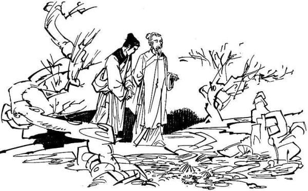 Năm 1542, ông đã xin về quê ở ẩn lập Am gọi Bạch Vân Am và hiệu Bạch Vân Cư Sĩ. Ông mở trường dạy học cạnh sông Hàn Giang còn có tên Tuyết Giang, nên học trò gọi ông Tuyết Giang Phu tử. Ảnh minh họa