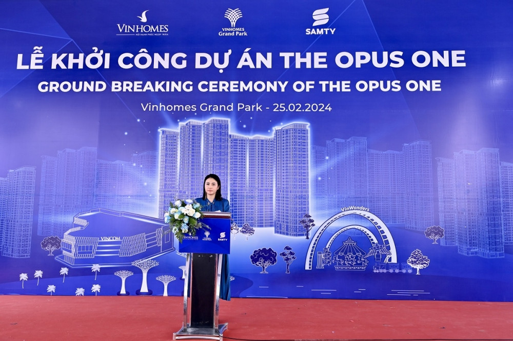 Vinhomes khởi công dự án sang trọng bậc nhất Vinhomes Grand Park – The Opus One