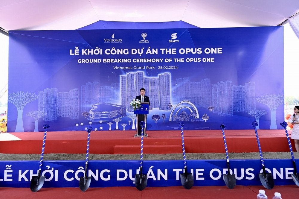 Vinhomes khởi công dự án sang trọng bậc nhất Vinhomes Grand Park – The Opus One