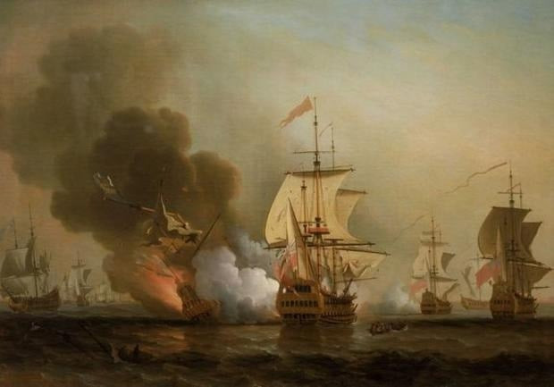 Tàu San Jose Galleon của Tây Ban Nha bị chìm ở vùng biển Caribe vào năm 1708 sau trận chiến với người Anh. Ảnh CBS News