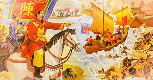 Dưới thời trị vì của mình, vua Trần Nhân Tông đã lãnh đạo quân dân Đại Việt 2 lần đánh bại giặc Mông - Nguyên xâm lược vào các năm 1285 và 1287-1288. Ảnh: Bảo tàng Lịch sử