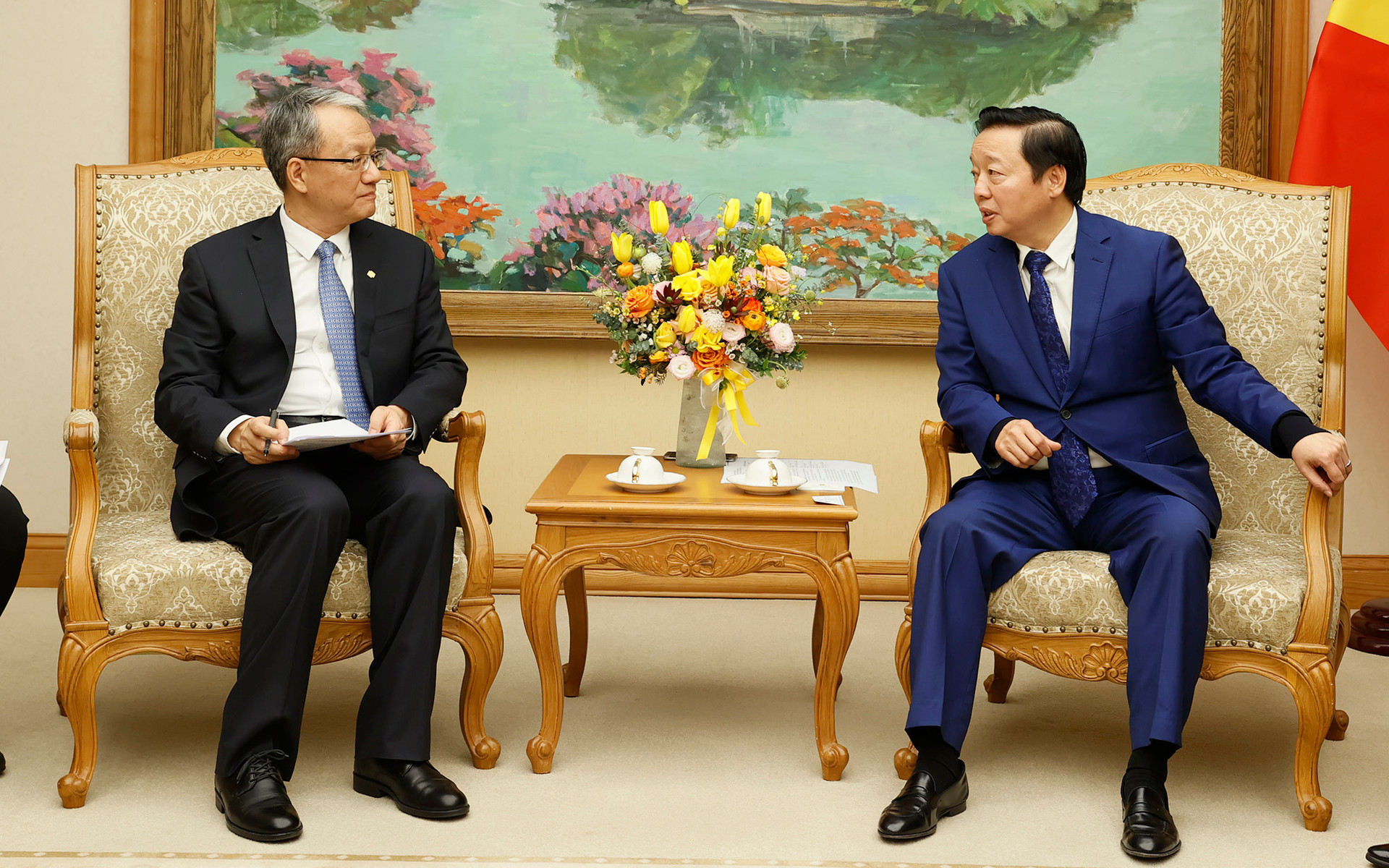 Phó Thủ tướng Trần Hồng Hà tiếp lãnh đạo Tập đoàn PowerChina- Ảnh 1.