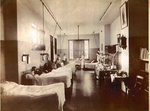 Hình ảnh được cho là trong bệnh viện Royal Old khi vẫn còn hoạt động