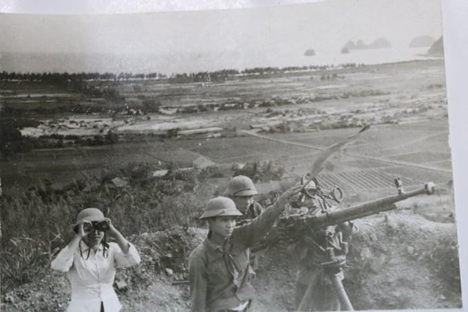 Trận địa đồi Điếm Canh trên đảo Ngọc Vừng bắn rơi chiếc máy bay Mỹ thứ 200 trên bầu trời Quảng Ninh bằng súng 12,7mm (Ảnh tư liệu)