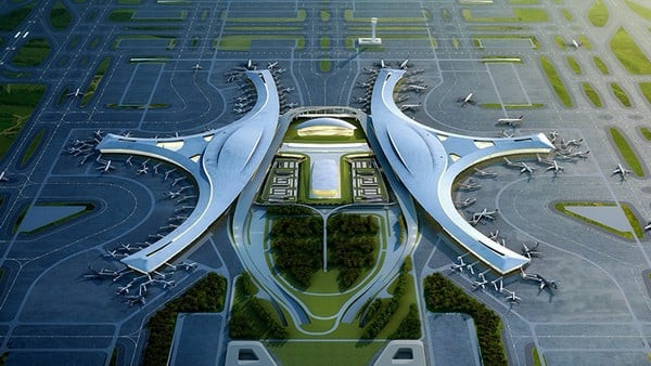 Sân bay quốc tế Thiên Phủ Thành Đô (Trung Quốc) được khởi công xây dựng tháng 5/2016, khánh thành vào tháng 6/2021
