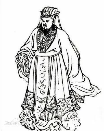 Tranh vẽ vua Hạp Lư (Ảnh Baidu)