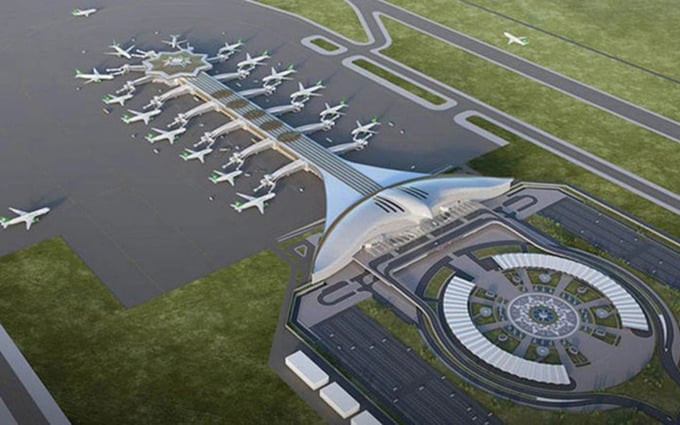 Bản thiết kế của sân bay Ashgabat