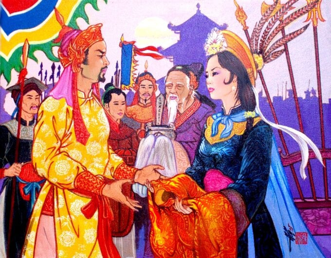 Thái hậu Dương Vân Nga đóng vai trò quan trọng trong việc chuyển giao quyền lực giữa hai triều đại. Ảnh minh họa