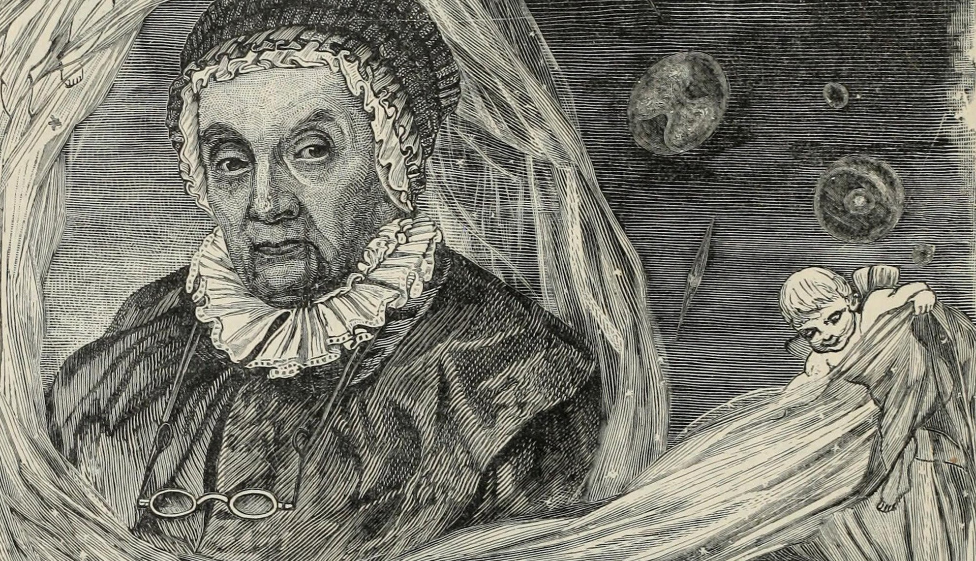 Năm 1787, nhờ phát hiện nhiều thiên thể mới và trợ giúp anh trai, Caroline Herschel được vua George III trả lương, trở thành nhà thiên văn nữ chuyên nghiệp
