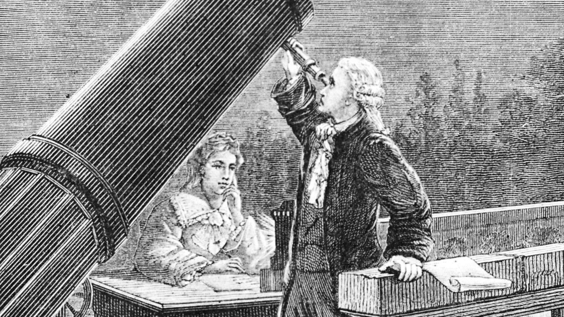 Caroline Herschel làm việc cùng anh trai William trong nhiều công trình khoa học