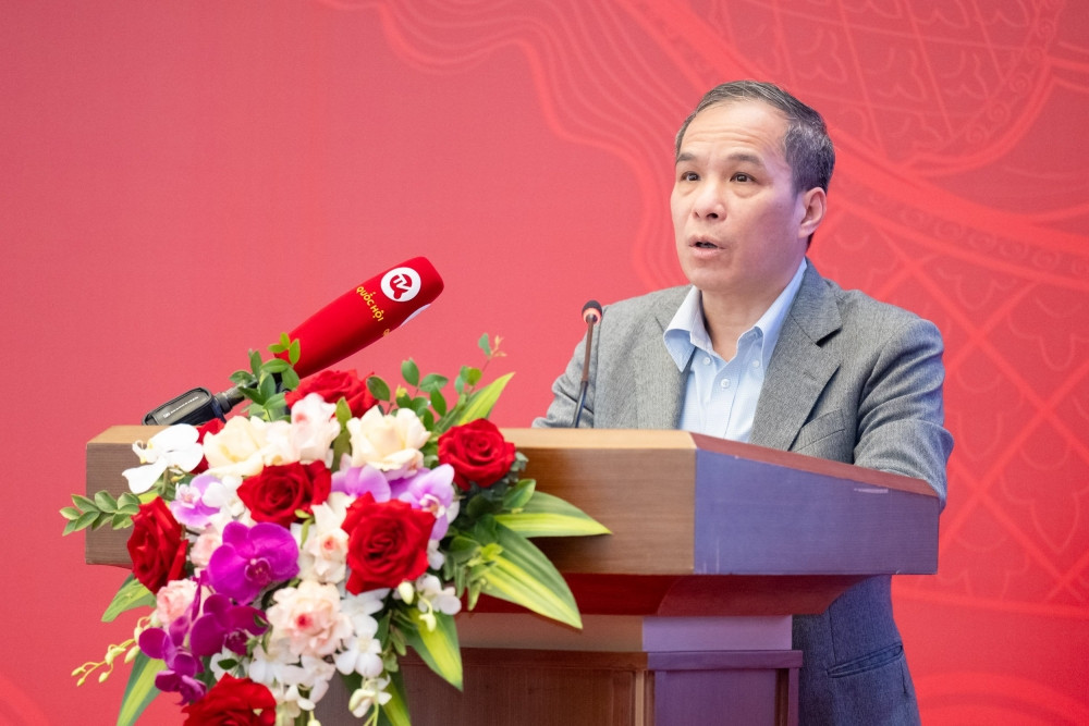 Phó Thống đốc Ngân hàng Nhà nước Việt Nam Đoàn Thái Sơn phát biểu tại Hội nghị