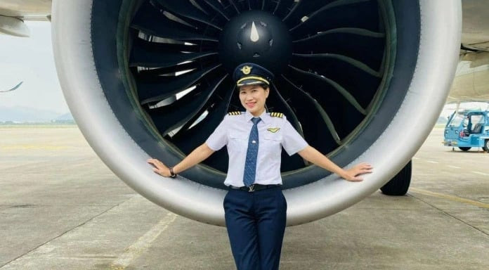 Ly Hương trở thành cơ trưởng máy bay A350 vào tháng 6/2021